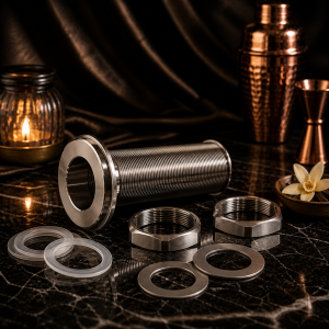 80mm 5/8 bulkhead set