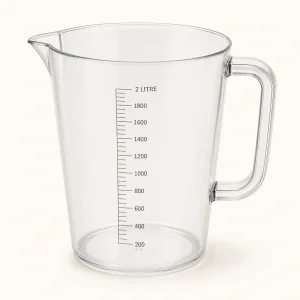 Clear 2 litre measuring jug